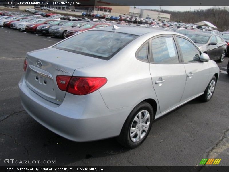 Quicksilver / Gray 2010 Hyundai Elantra GLS