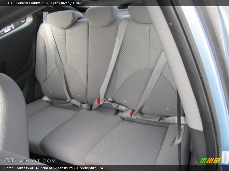 Quicksilver / Gray 2010 Hyundai Elantra GLS
