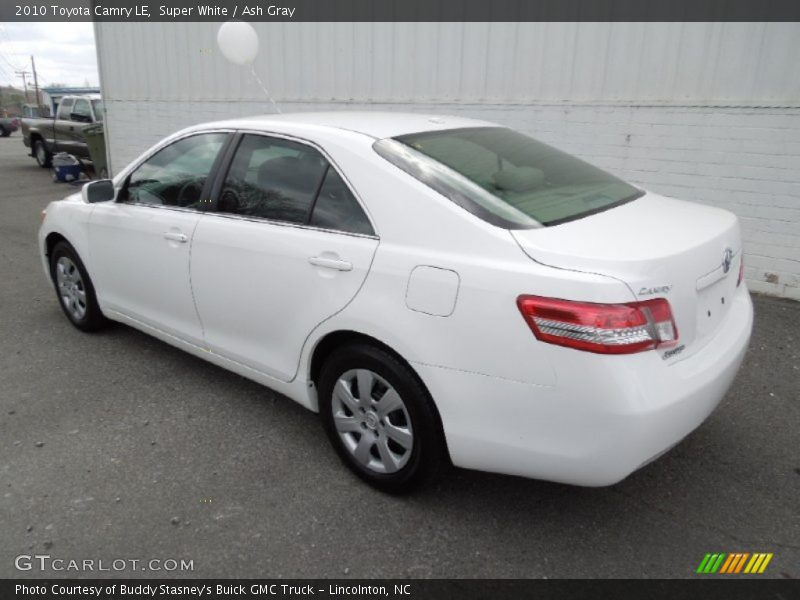 Super White / Ash Gray 2010 Toyota Camry LE