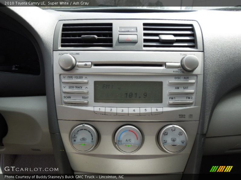 Super White / Ash Gray 2010 Toyota Camry LE