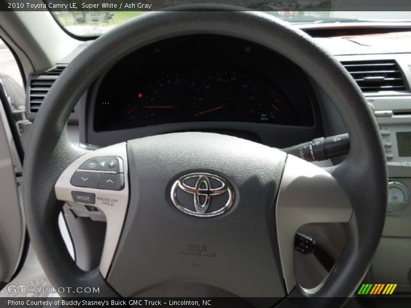 Super White / Ash Gray 2010 Toyota Camry LE