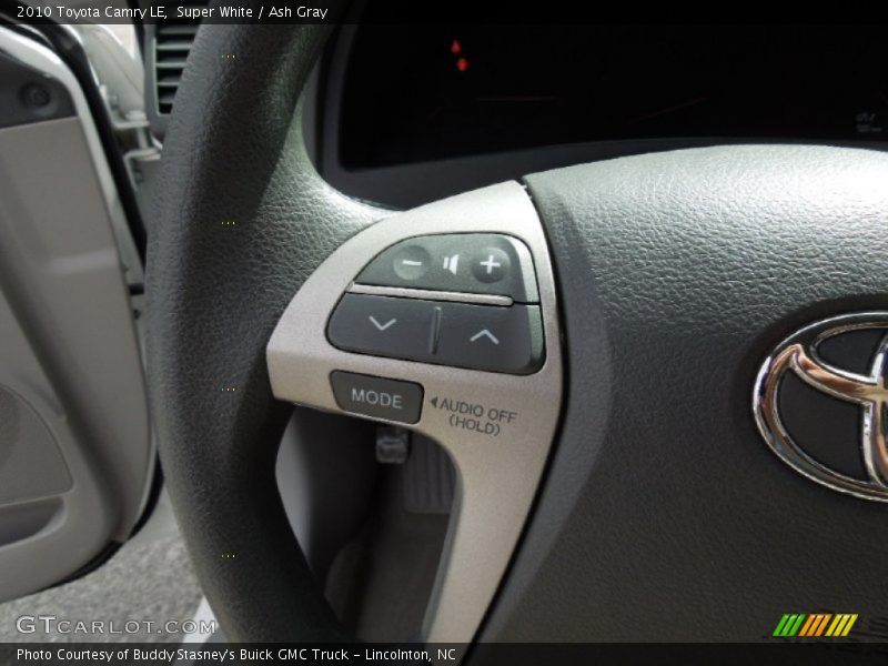 Super White / Ash Gray 2010 Toyota Camry LE