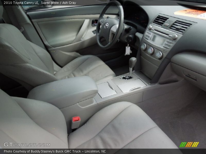 Super White / Ash Gray 2010 Toyota Camry LE