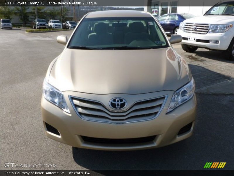 Sandy Beach Metallic / Bisque 2010 Toyota Camry LE