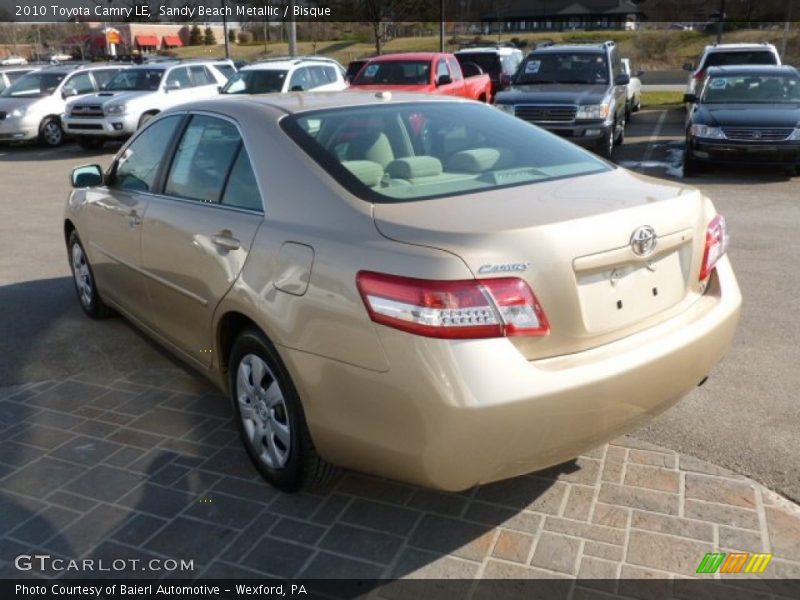 Sandy Beach Metallic / Bisque 2010 Toyota Camry LE