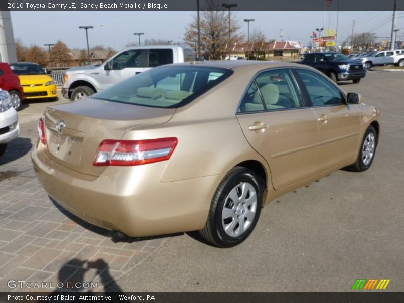 Sandy Beach Metallic / Bisque 2010 Toyota Camry LE