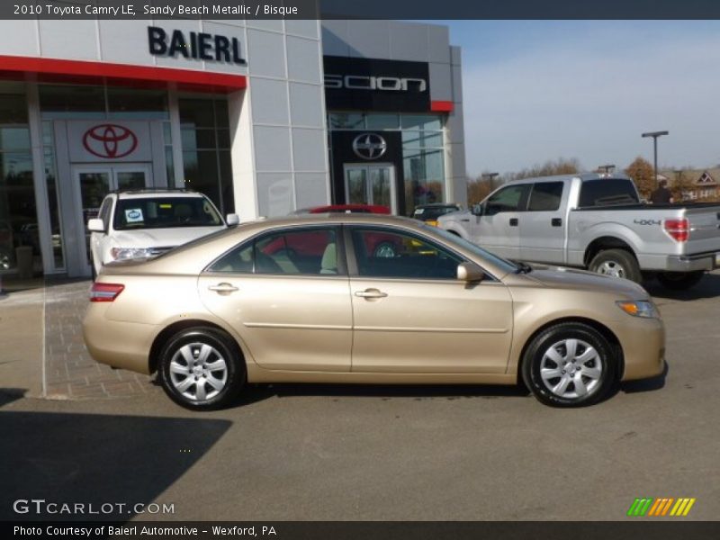Sandy Beach Metallic / Bisque 2010 Toyota Camry LE