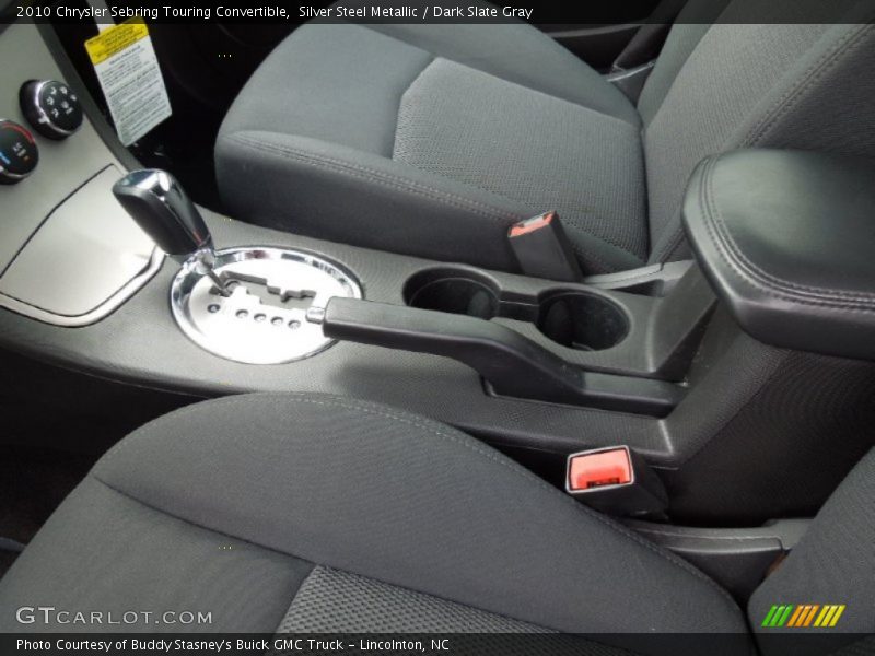 Silver Steel Metallic / Dark Slate Gray 2010 Chrysler Sebring Touring Convertible