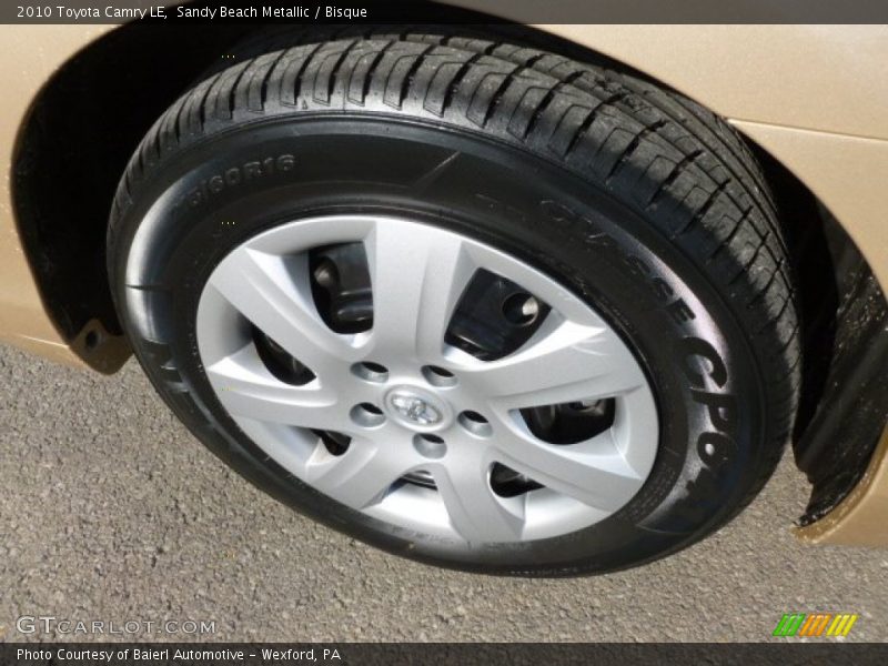 Sandy Beach Metallic / Bisque 2010 Toyota Camry LE