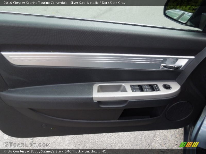 Silver Steel Metallic / Dark Slate Gray 2010 Chrysler Sebring Touring Convertible