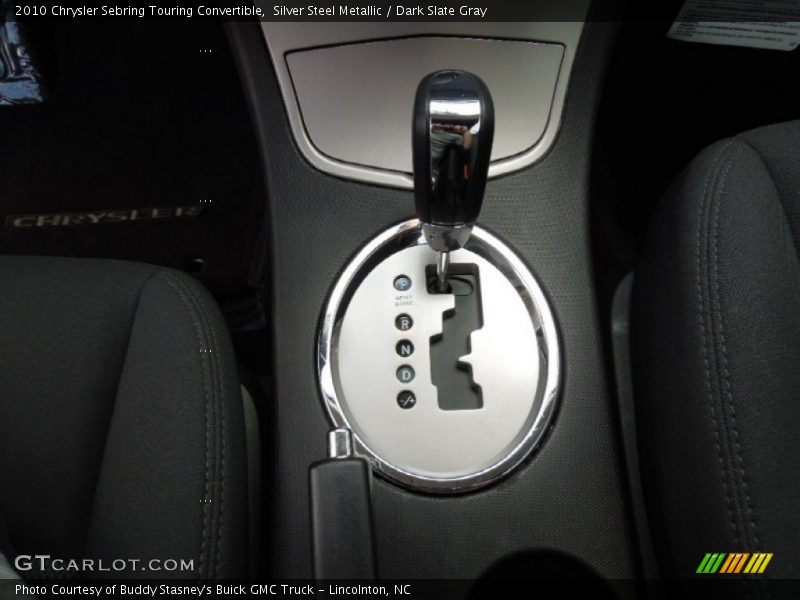 Silver Steel Metallic / Dark Slate Gray 2010 Chrysler Sebring Touring Convertible