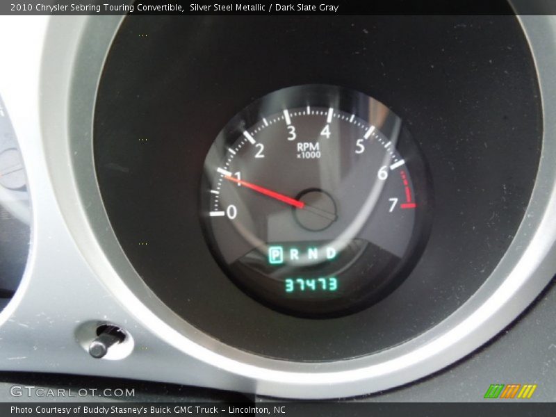 Silver Steel Metallic / Dark Slate Gray 2010 Chrysler Sebring Touring Convertible