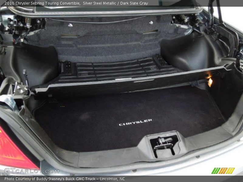 Silver Steel Metallic / Dark Slate Gray 2010 Chrysler Sebring Touring Convertible
