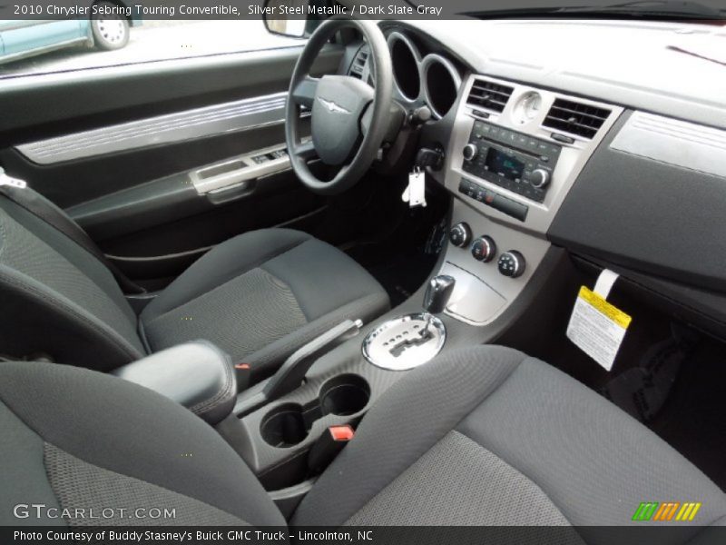 Silver Steel Metallic / Dark Slate Gray 2010 Chrysler Sebring Touring Convertible