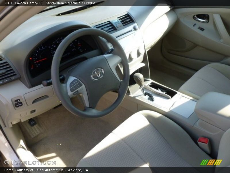 Sandy Beach Metallic / Bisque 2010 Toyota Camry LE