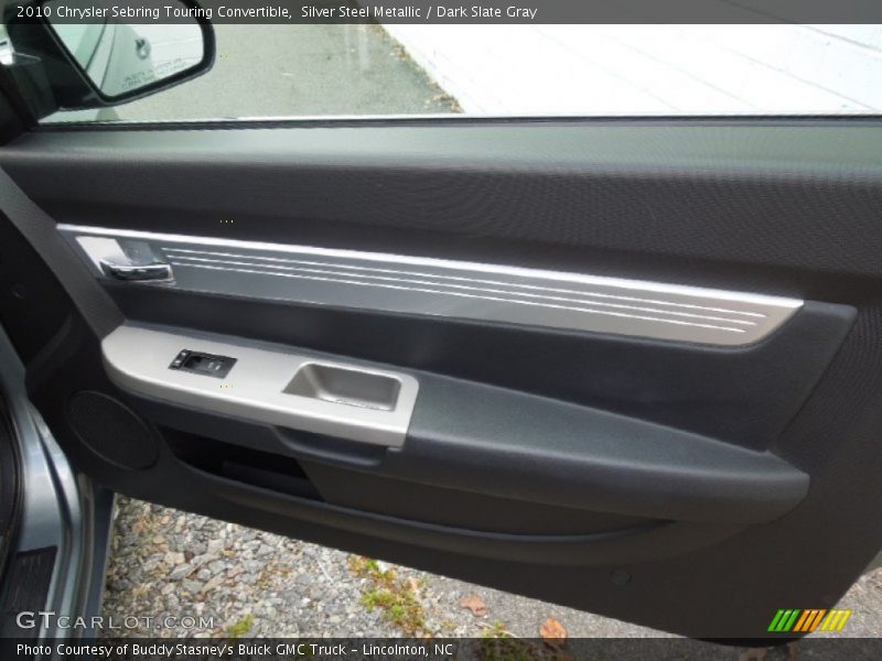 Silver Steel Metallic / Dark Slate Gray 2010 Chrysler Sebring Touring Convertible