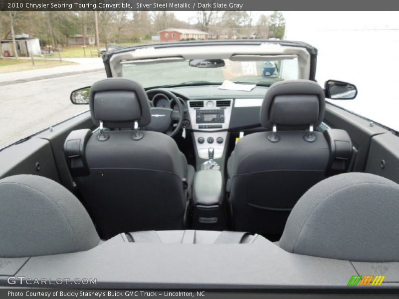 Silver Steel Metallic / Dark Slate Gray 2010 Chrysler Sebring Touring Convertible