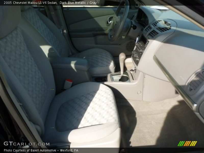 Dark Blue Metallic / Gray 2005 Chevrolet Malibu LS V6 Sedan