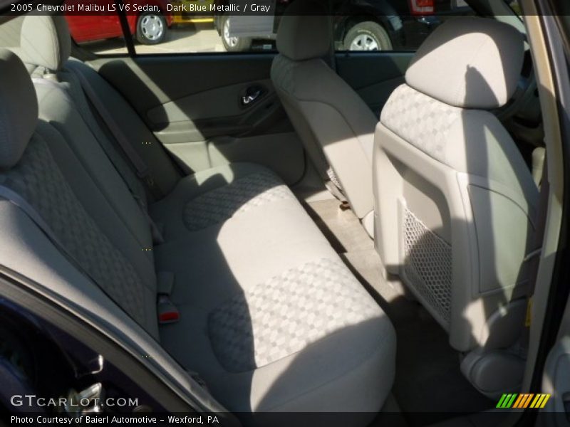 Dark Blue Metallic / Gray 2005 Chevrolet Malibu LS V6 Sedan