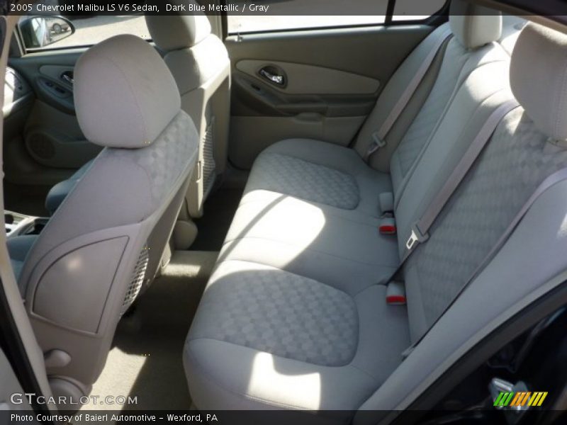 Dark Blue Metallic / Gray 2005 Chevrolet Malibu LS V6 Sedan