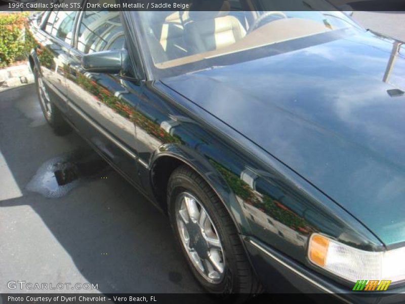 Dark Green Metallic / Saddle Beige 1996 Cadillac Seville STS