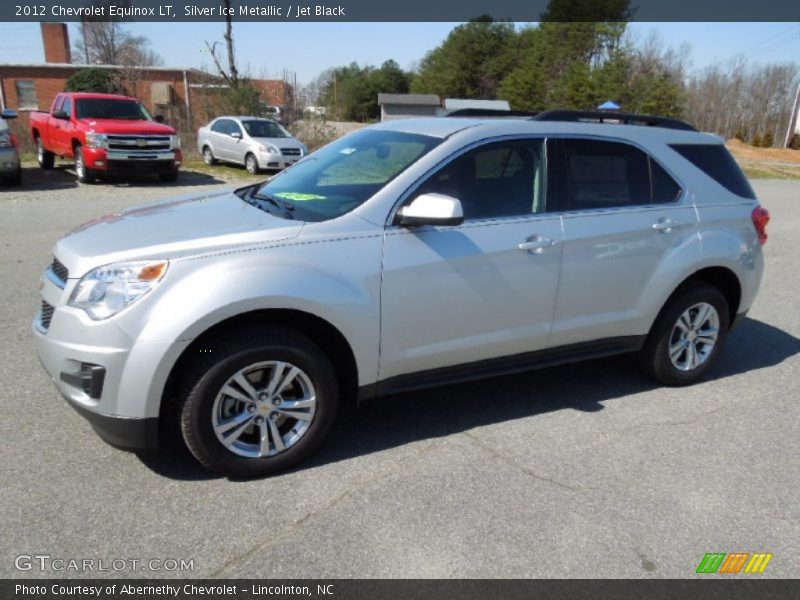 Silver Ice Metallic / Jet Black 2012 Chevrolet Equinox LT