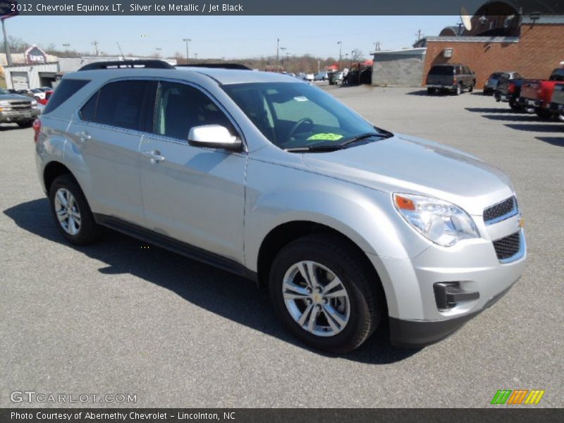 Silver Ice Metallic / Jet Black 2012 Chevrolet Equinox LT