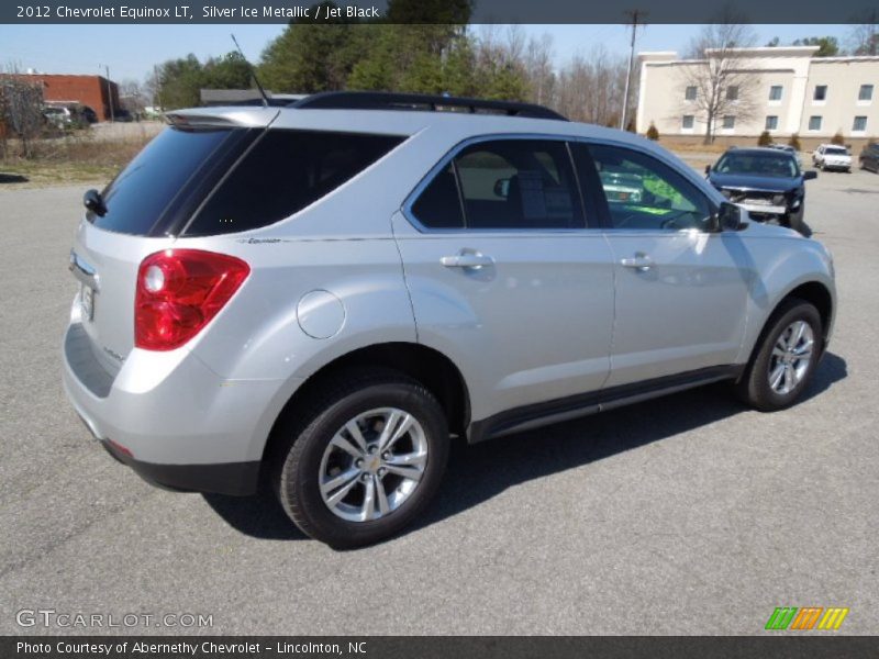 Silver Ice Metallic / Jet Black 2012 Chevrolet Equinox LT