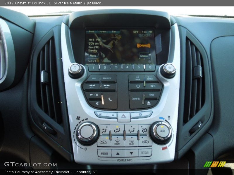 Silver Ice Metallic / Jet Black 2012 Chevrolet Equinox LT