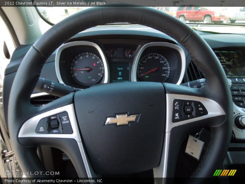 Silver Ice Metallic / Jet Black 2012 Chevrolet Equinox LT