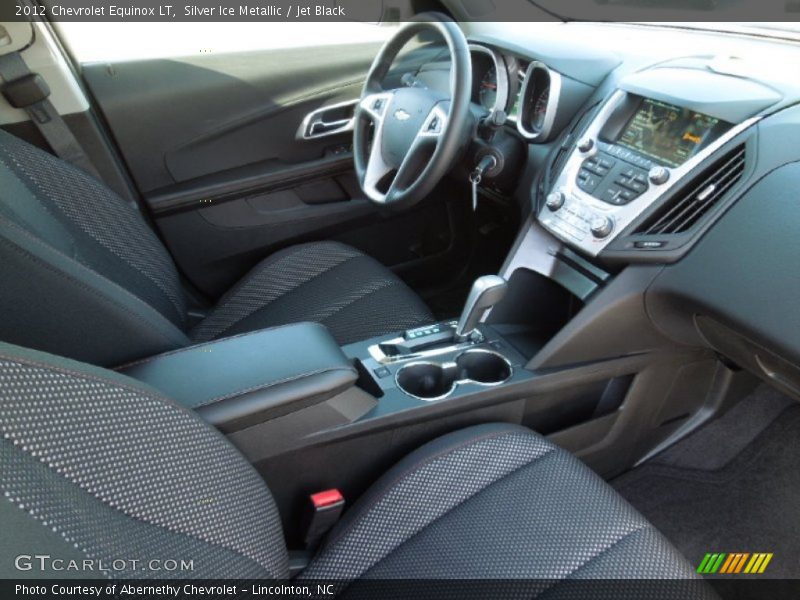 Silver Ice Metallic / Jet Black 2012 Chevrolet Equinox LT