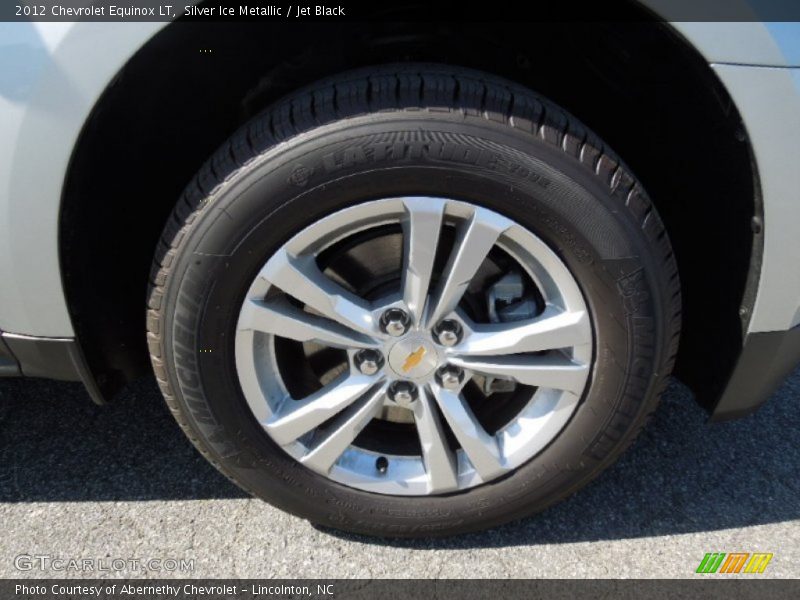 Silver Ice Metallic / Jet Black 2012 Chevrolet Equinox LT