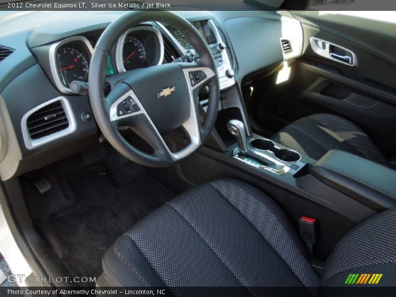 Silver Ice Metallic / Jet Black 2012 Chevrolet Equinox LT