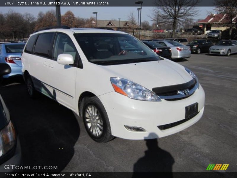 Natural White / Stone 2007 Toyota Sienna XLE Limited AWD