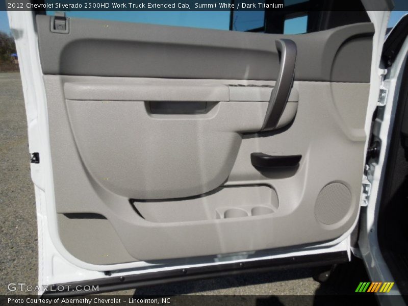 Summit White / Dark Titanium 2012 Chevrolet Silverado 2500HD Work Truck Extended Cab