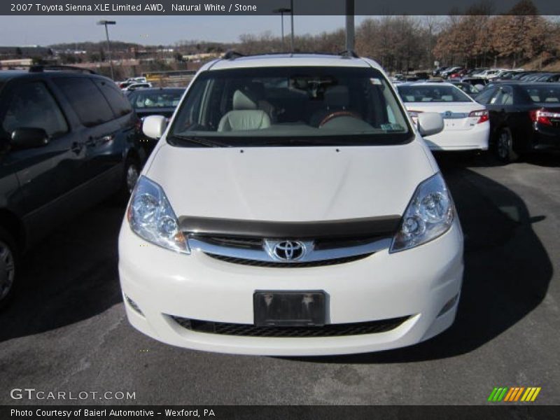 Natural White / Stone 2007 Toyota Sienna XLE Limited AWD