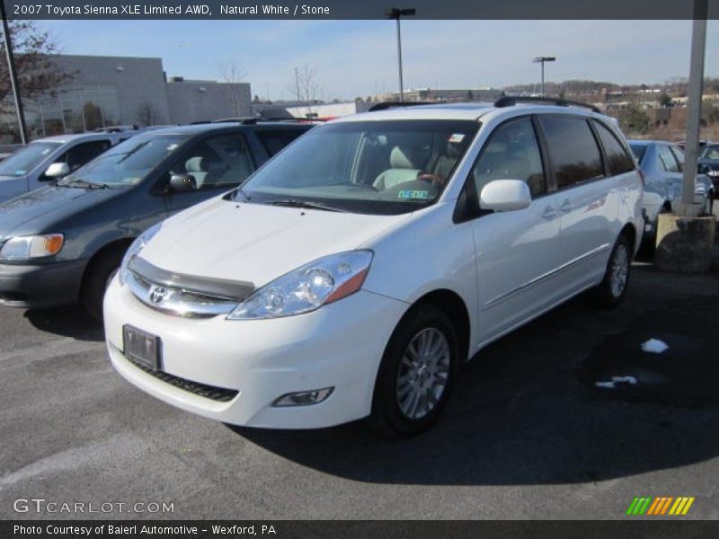 Natural White / Stone 2007 Toyota Sienna XLE Limited AWD