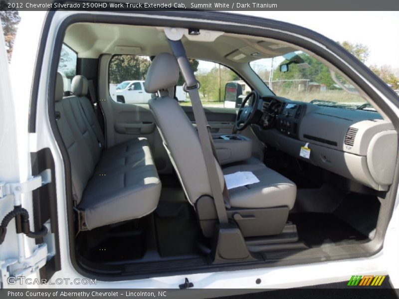 Summit White / Dark Titanium 2012 Chevrolet Silverado 2500HD Work Truck Extended Cab