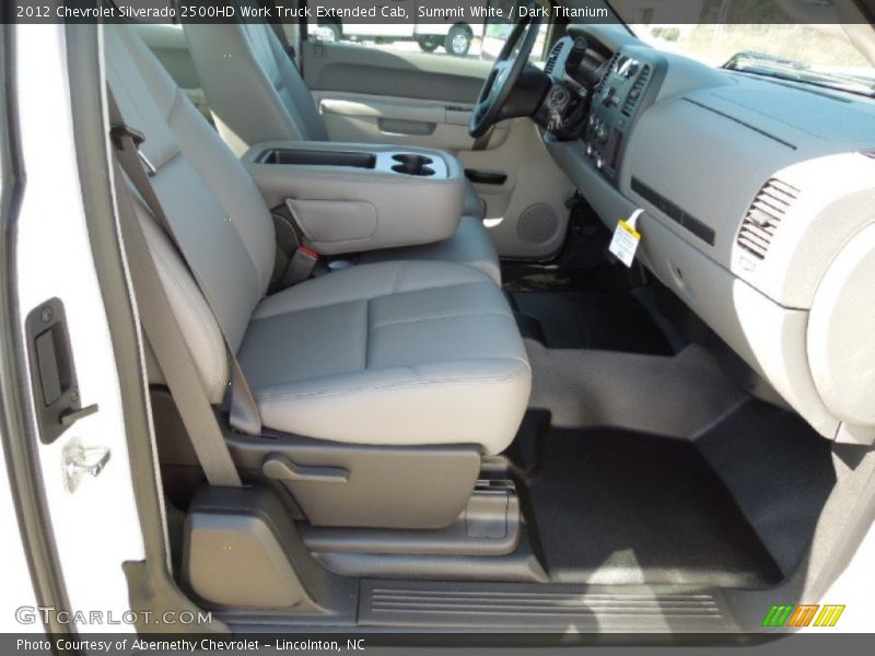 Summit White / Dark Titanium 2012 Chevrolet Silverado 2500HD Work Truck Extended Cab