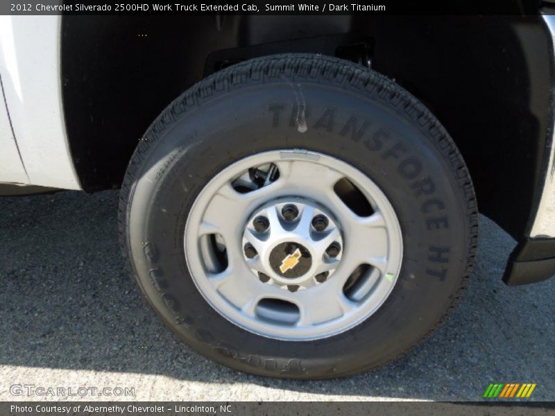 Summit White / Dark Titanium 2012 Chevrolet Silverado 2500HD Work Truck Extended Cab