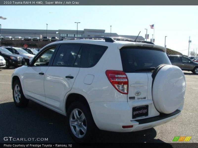 Super White / Ash Gray 2010 Toyota RAV4 I4 4WD