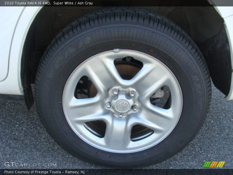Super White / Ash Gray 2010 Toyota RAV4 I4 4WD