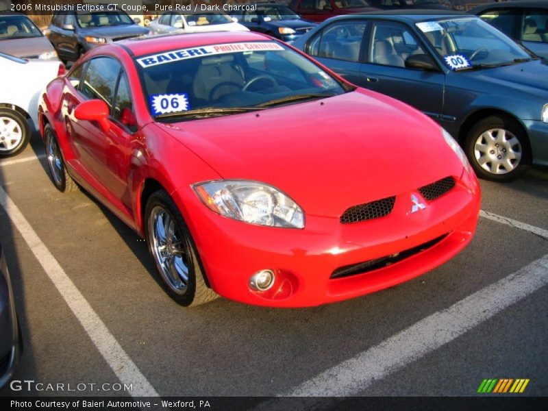 Pure Red / Dark Charcoal 2006 Mitsubishi Eclipse GT Coupe