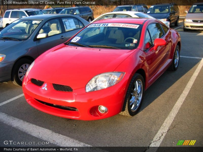 Pure Red / Dark Charcoal 2006 Mitsubishi Eclipse GT Coupe