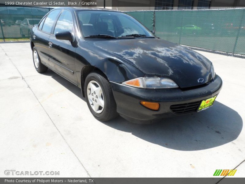 Black / Graphite 1999 Chevrolet Cavalier LS Sedan