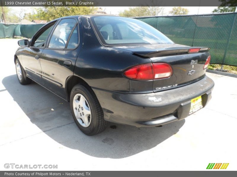 Black / Graphite 1999 Chevrolet Cavalier LS Sedan