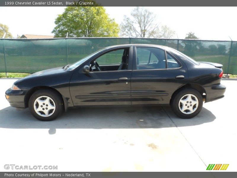 Black / Graphite 1999 Chevrolet Cavalier LS Sedan