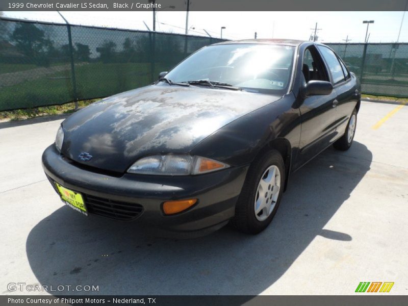 Black / Graphite 1999 Chevrolet Cavalier LS Sedan