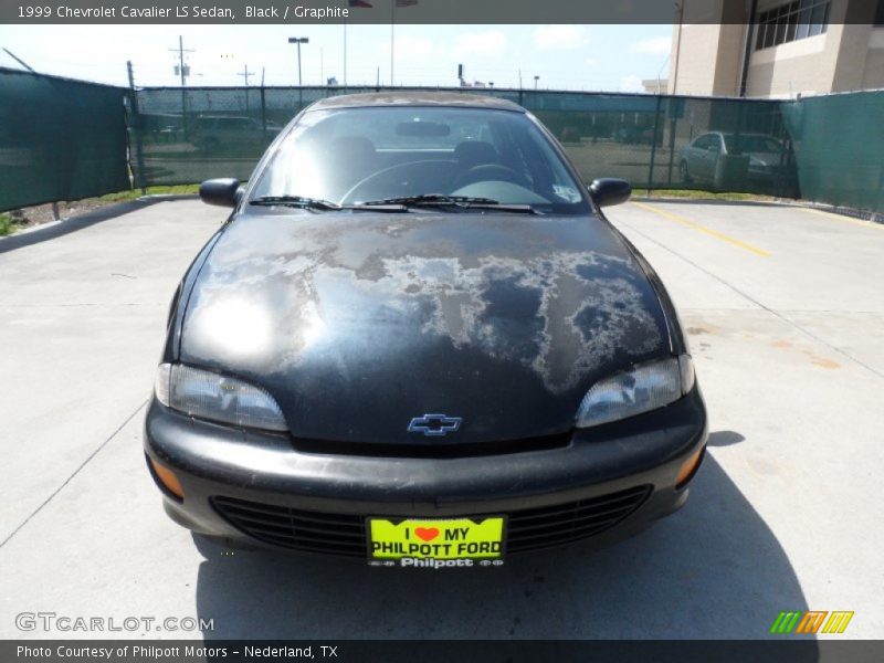 Black / Graphite 1999 Chevrolet Cavalier LS Sedan