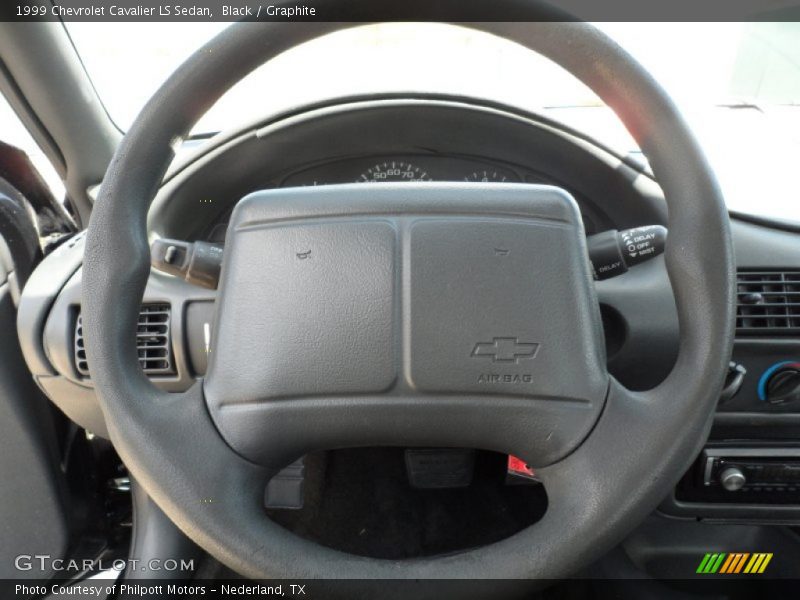 Black / Graphite 1999 Chevrolet Cavalier LS Sedan